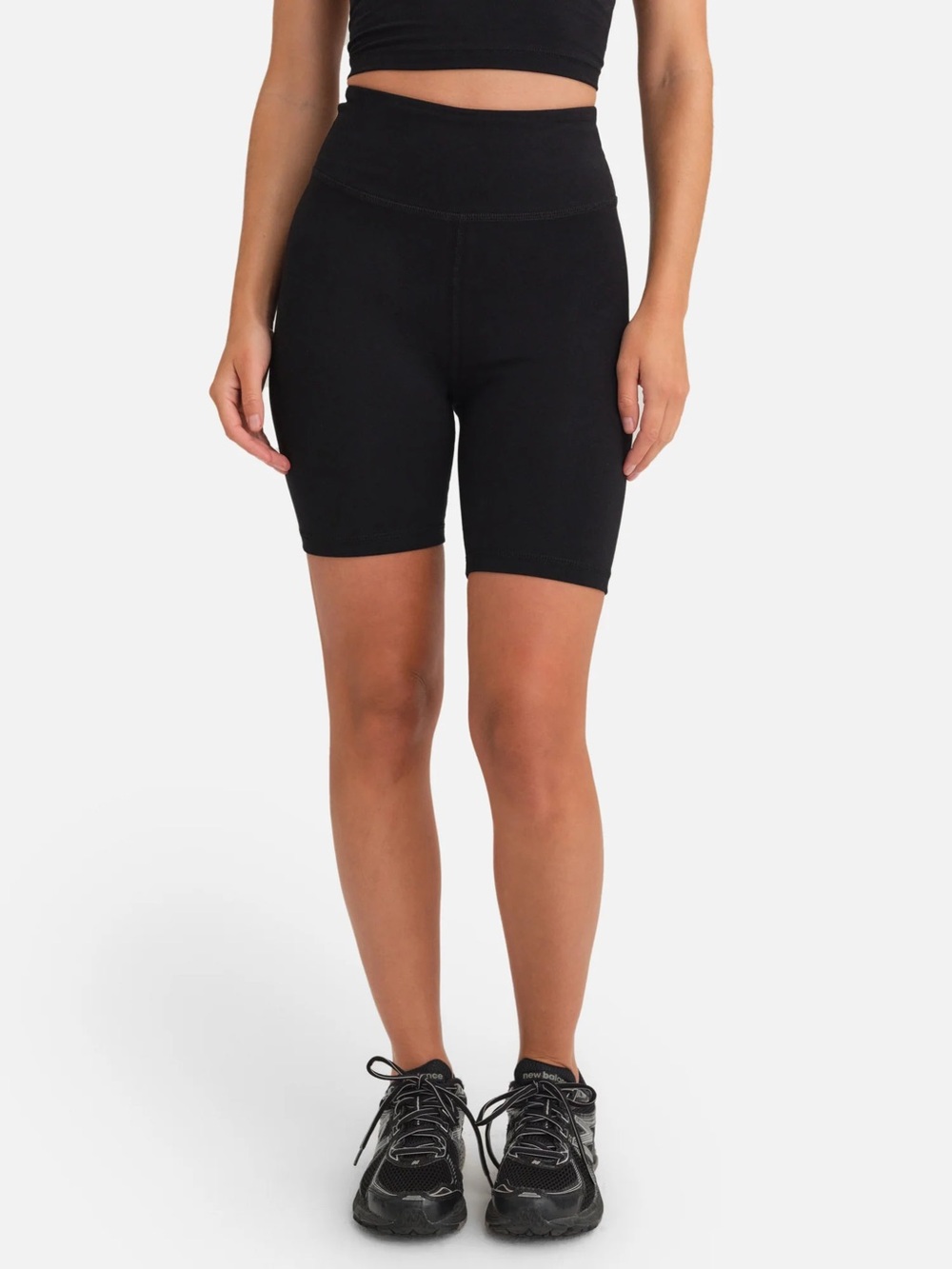 MATE The Label High-Rise Black Bike Shorts